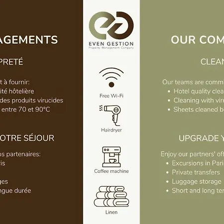 B0#appart 4pers#champs Elysees#arc De Triomphe 아파트 *